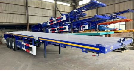 Tri Axle 40Ft Flatbed Trailer for Sale Near Me in Burundi