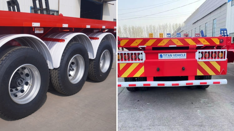 3 Axle 40 Foot Semi Trailer 