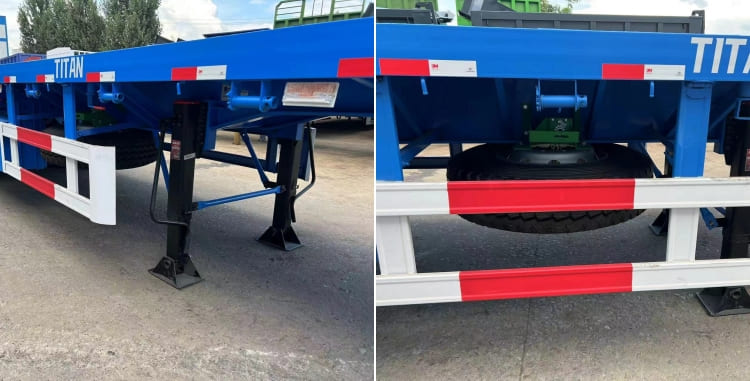 3 Axle Flatbed Semi Trailer for Sale in Burundi