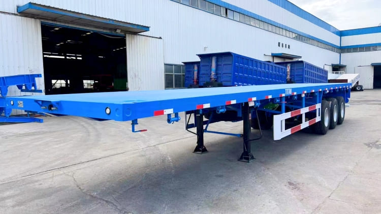 3 Axle Flatbed Semi Trailer for Sale in Burundi