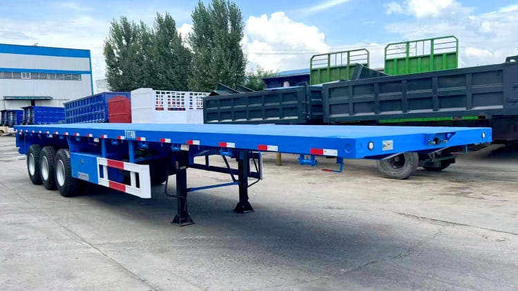 3 Axle Flatbed Semi Trailer for Sale in Burundi