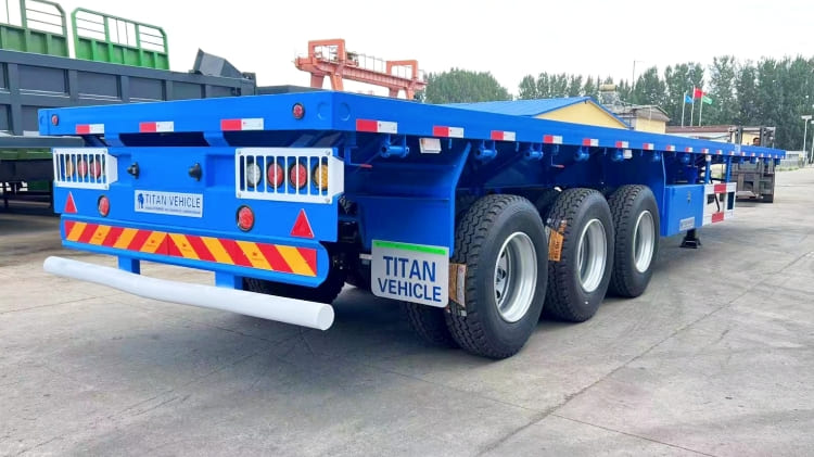 3 Axle Flatbed Semi Trailer for Sale in Burundi