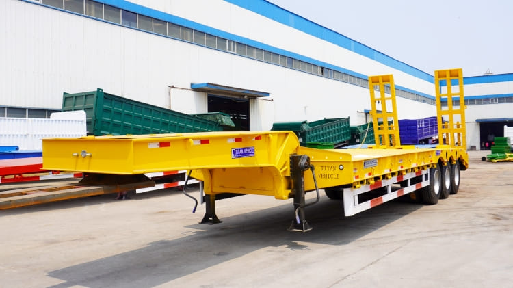 3 Axle 60 Ton Lowbed Trailers for Sale in Burundi