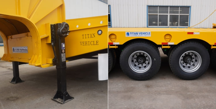 4 Axle Low Loader Trailer Manufacturers for Sale in Burundi