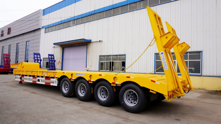 4 Axle Low Loader Trailer Manufacturers for Sale in Burundi