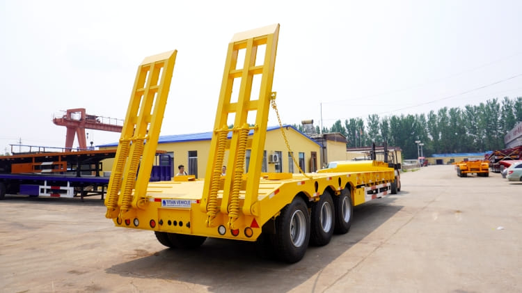 3 Axle 60 Ton Lowbed Trailers for Sale in Burundi