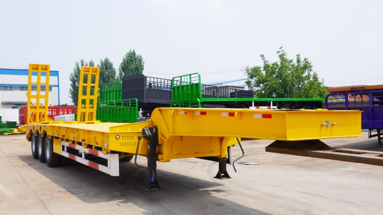 3 Axle 60 Ton Lowbed Trailers for Sale in Burundi
