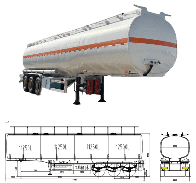 CIMC Trailers China Fuel Tanker 