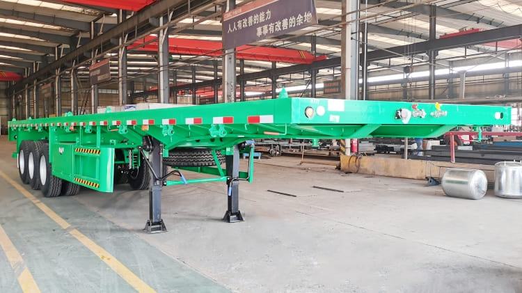 CIMC Tri Axle Flatbed Trailer Manufacturers for Sale in Burundi