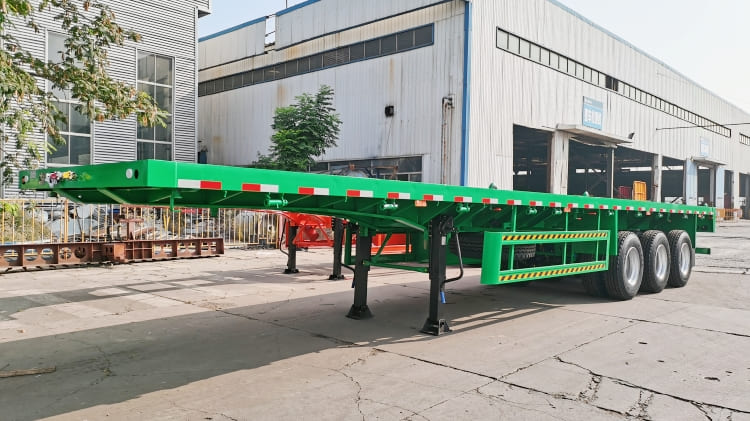 CIMC Tri Axle Flatbed Trailer Manufacturers for Sale in Burundi