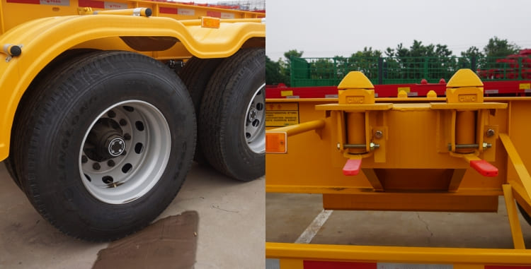 CIMC Vehicles Shipping Container Chassis for Sale in Burundi