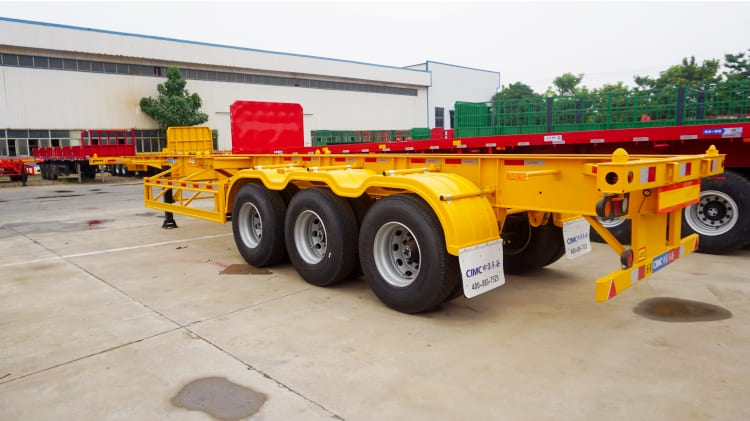 CIMC Vehicles Shipping Container Chassis for Sale in Burundi