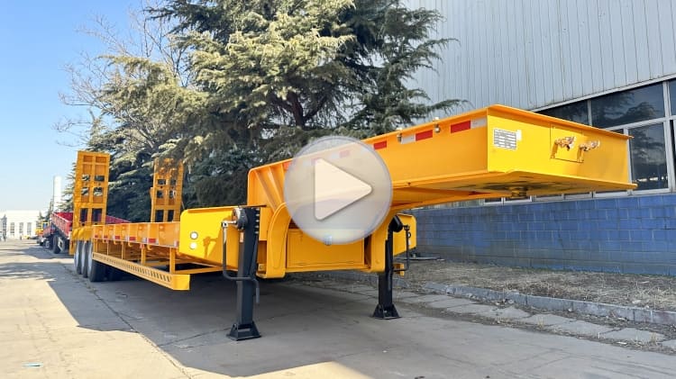 CIMC Trailer Low Loader Trailer