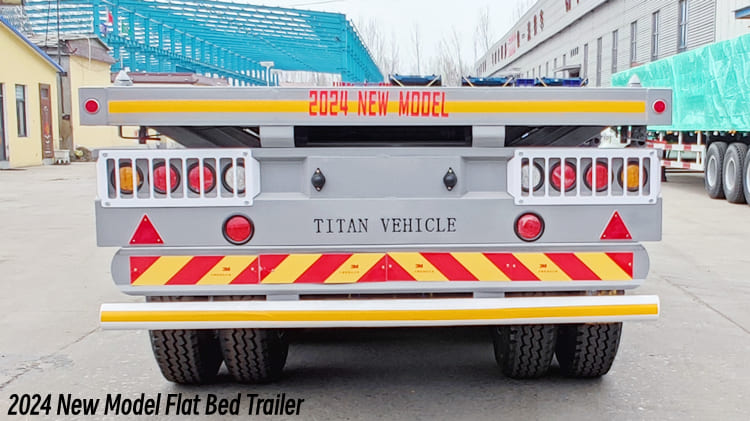 New Tri Axle Flat Bed Trailers for Sale in Burundi 
