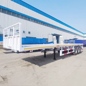 Tri Axle Flatbed Truck Trailer